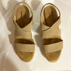 Beige Wedges